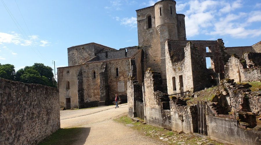 Ruins of Oradour church