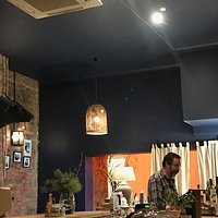 As seen from the front door. This place is rad.