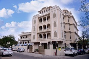 Laxmi Palace Heritage Boutique Hotel in Jaipur, image may contain: City, Neighborhood, Urban, Condo