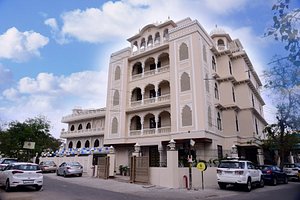 Laxmi Palace Heritage Boutique Hotel in Jaipur, image may contain: City, Neighborhood, Urban, Condo