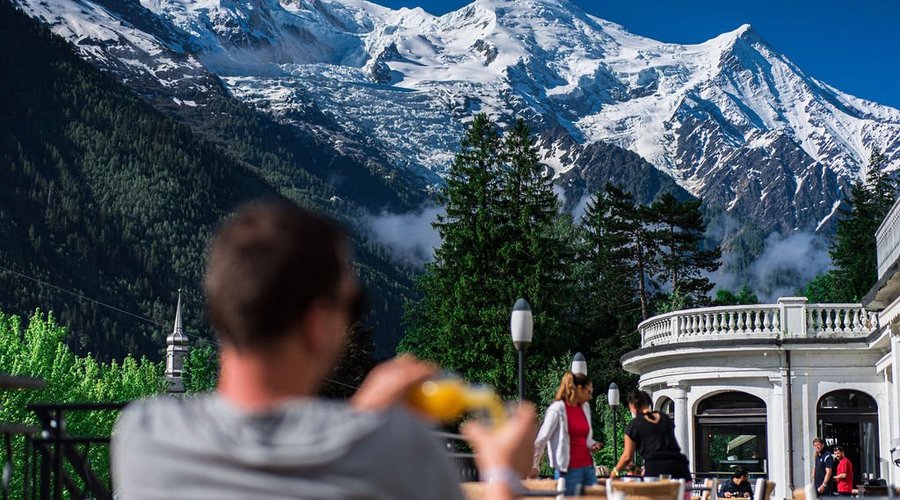 PDJ face au Mont-Blanc
