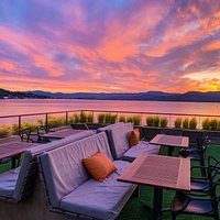Coucher du soleil sur le Roof Top