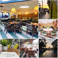 Anemos restaurant inside & outside view