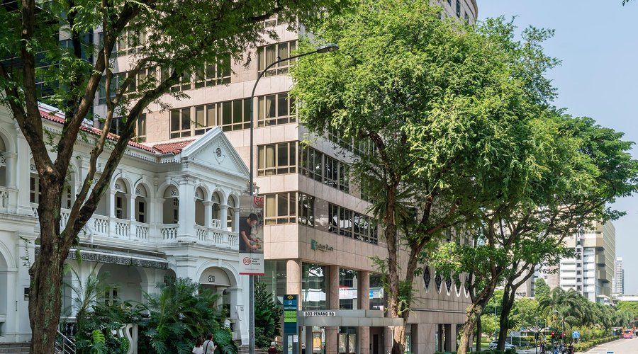 Exterior - facing Penang Road