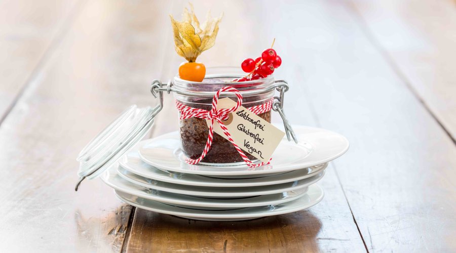 Auf Wunsch Ihre eigene Speisekarte: glutenfrei, laktosefrei oder vegan. 
At your wish - our own menu for your heath: glutenfree, dairy-free or vegan. 