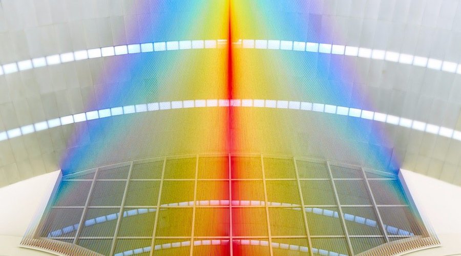 BSC and the City of San Antonio's Public Art division of the Department of Arts and Culture and the San Antonio International Airport present Gabriel Dawe's Plexus c18 at the Airport.