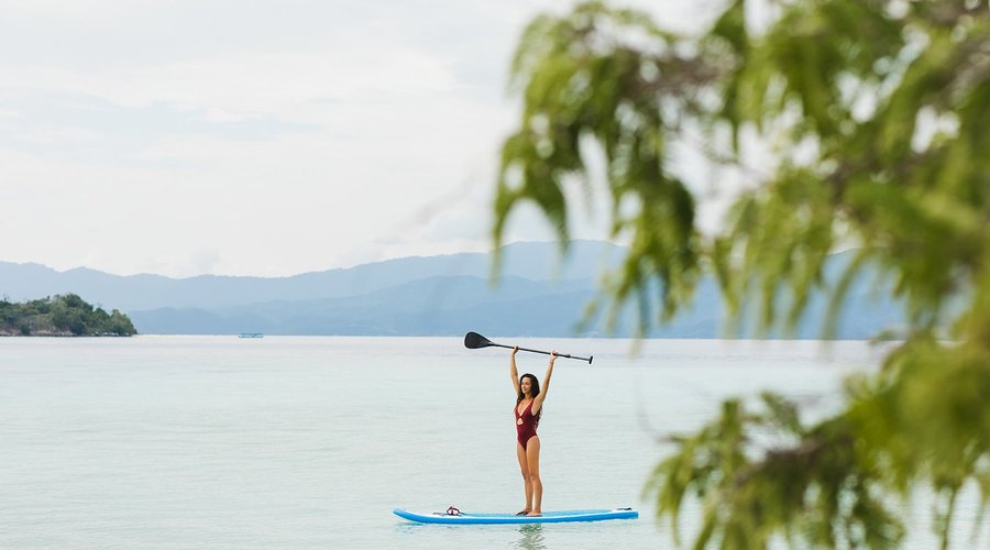 SUP boards, kayaks and snorkelling gear included in every stay. 