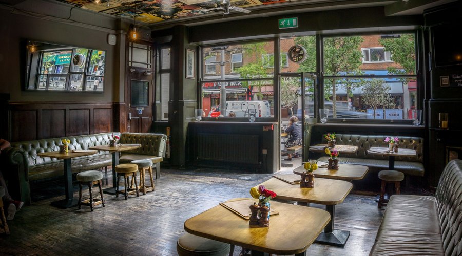 This is our front bar area