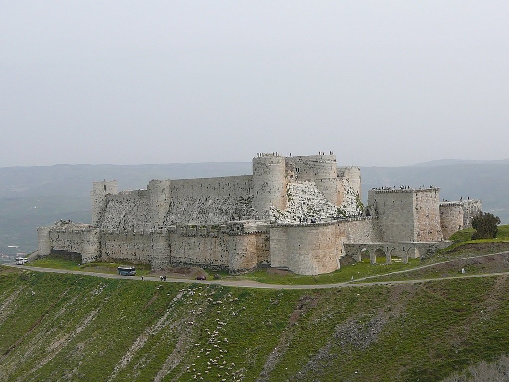 Krak dei cavalieri, Syria, Fortress of Knights. (Qala'at A…