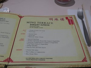 Thực đơn