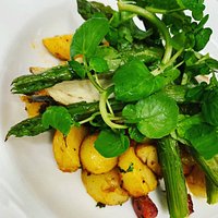 Panfried seabass