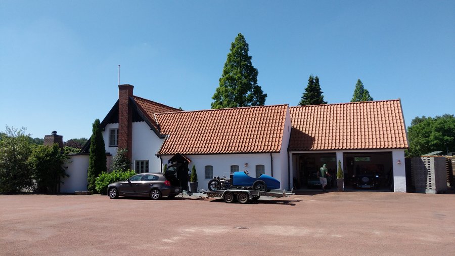 Bygning på området