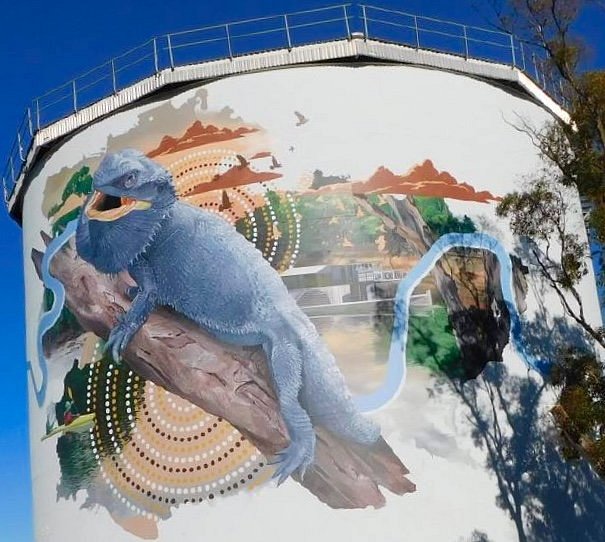 Narrandera Water Tower Art image