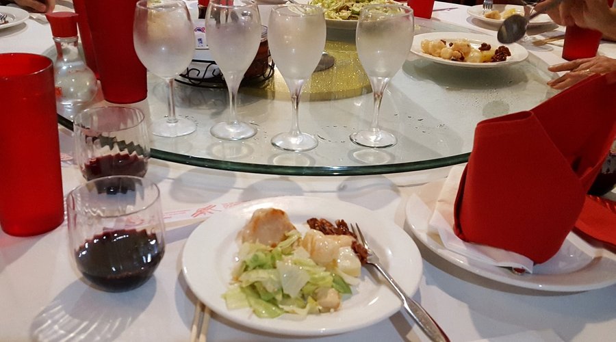 Food Serving from Turn Table
