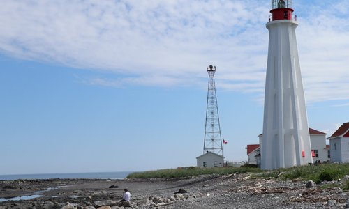 Lighthouse near Rimouski, Quebec, Canada