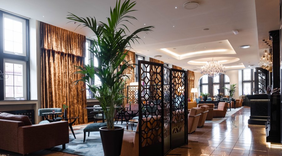 Reception and Lobby.