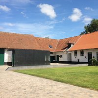 La cour intérieure du musée, point de départ d'une plongée dans le passé!