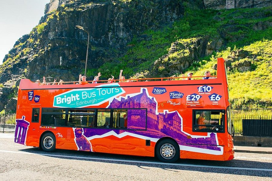 bright tour bus edinburgh