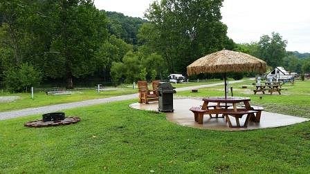 Campground Map - The Blue Canoe RV Resort - Connellsville PA