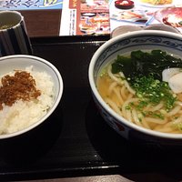 元蔵庄屋のうどんとご飯のセット