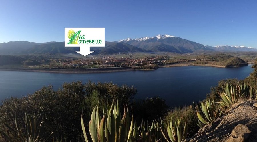 Vue du Lac de Vinça