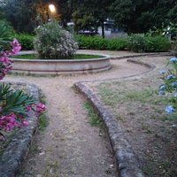 Fuente ornamental, en el sector septentrional.