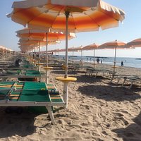 Titolare molto cordiale ... spiaggia pulita. Servizi pulito e ordinati. Docce a disposizione. Cabine per giochi e gonfiabili.