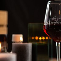 Een heerlijk glas rode wijn.