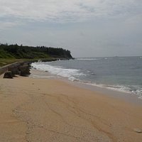 裡正角海灘一景