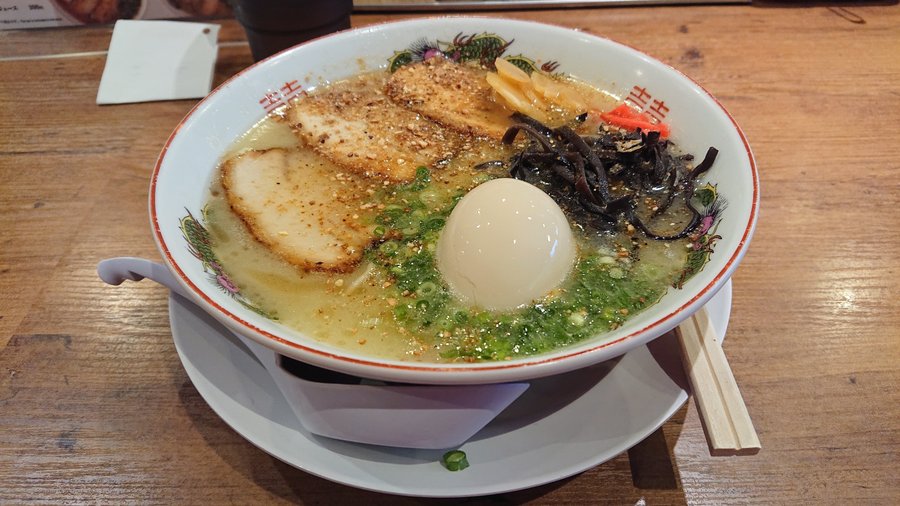 ラーメン+煮玉子