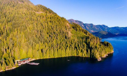 Klahoose Wilderness Resort, Desolation Sound, British Columbia 