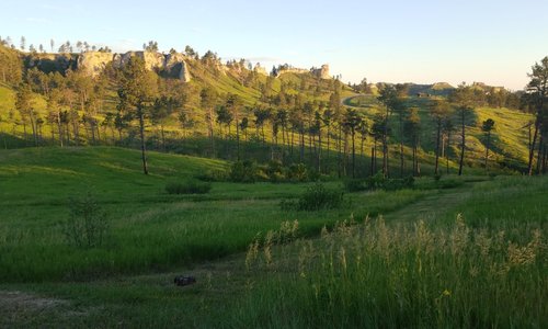 View from cabin 9 (looking NW)