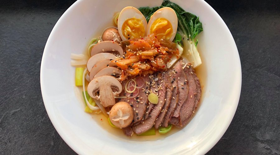 One of our Beef noodle bowls