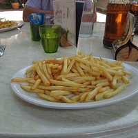 plate of French fries