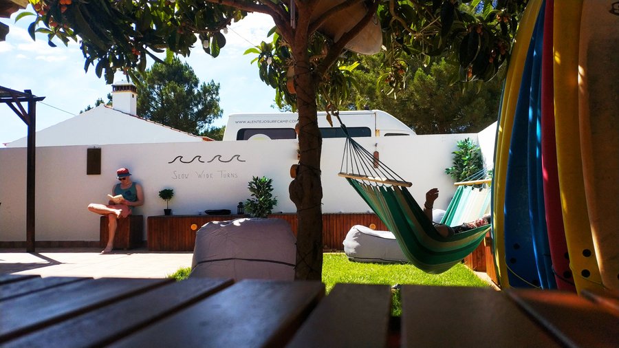 Spacey, sunny and cozy garden.