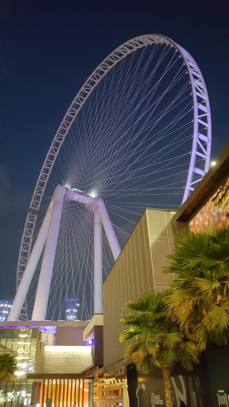 Dubai eye колесо обозрения свети стефан