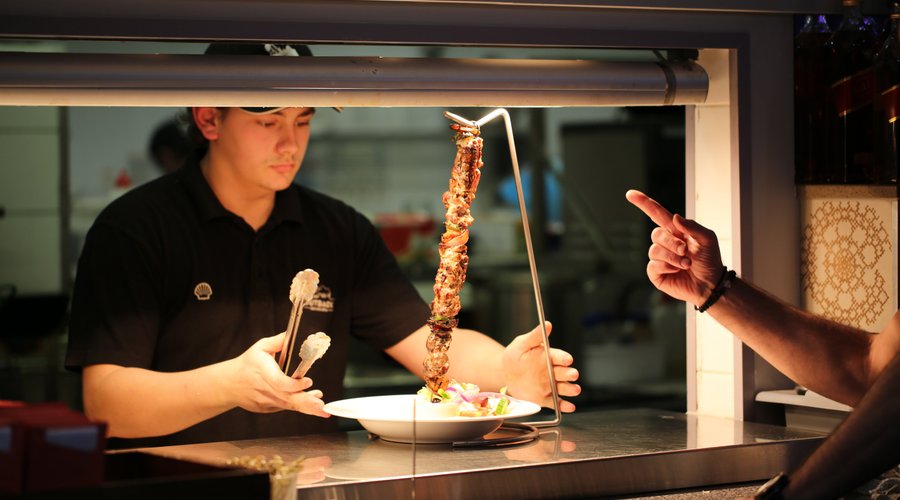 Char grill Greek Style Souvlaki 