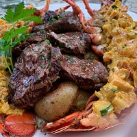 Lobster & Steak.