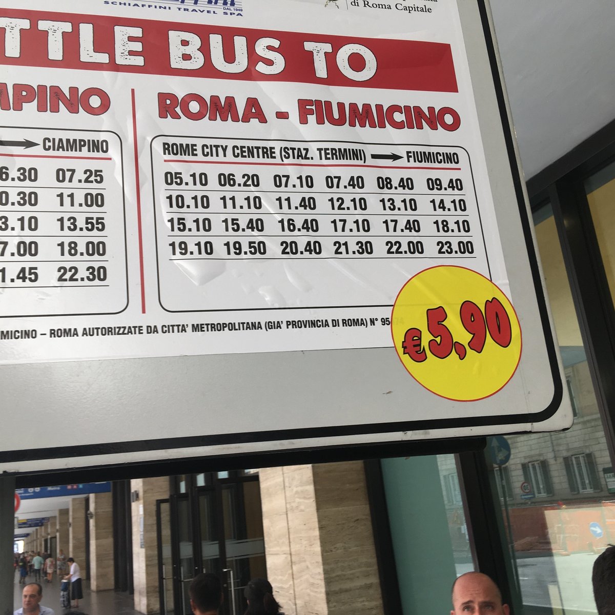 Rome Airport Shuttle: All You Need to Know BEFORE You Go