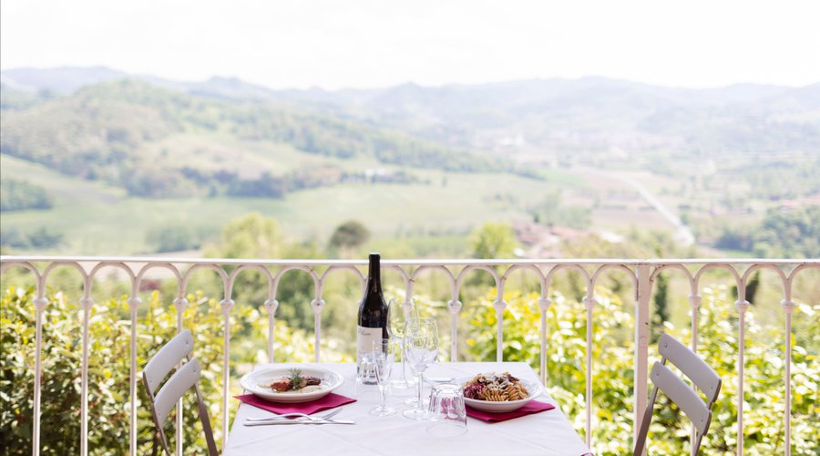Terrazza esterna con vista