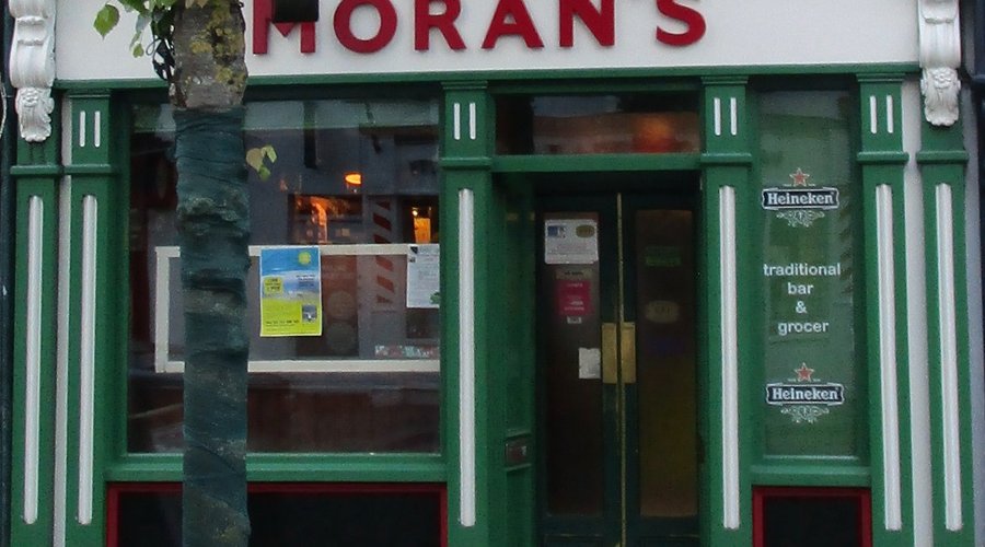 Moran's traditional bar & grocer, Bridge Street, Westport, Ireland