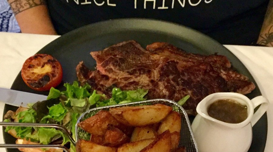 Here are 3 images of meals from our 3-night stay at the Otterburn Castle. As of July 2019, their new chef is fully online. They do fish remarkably well. It’s best to enjoy steak rare, eh.