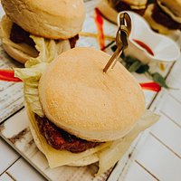 Tapas di mini-hamburger