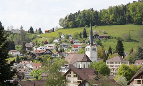 Aussicht Dorf