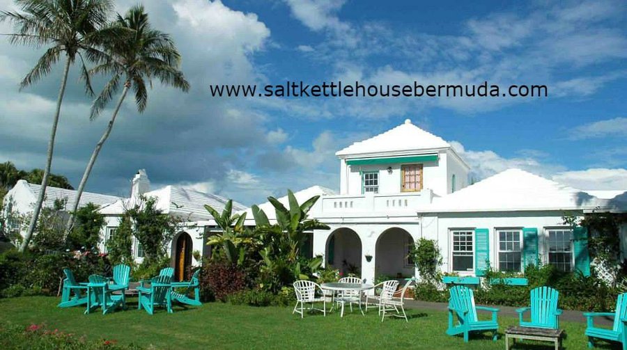 Salt Kettle House. Front lawn.