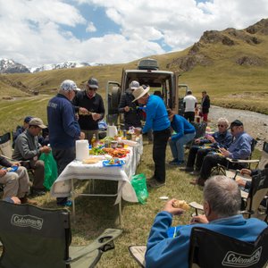 Lunch picnic in the wild