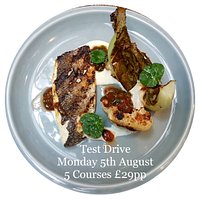 Monday 5th August
Test Drive Menu