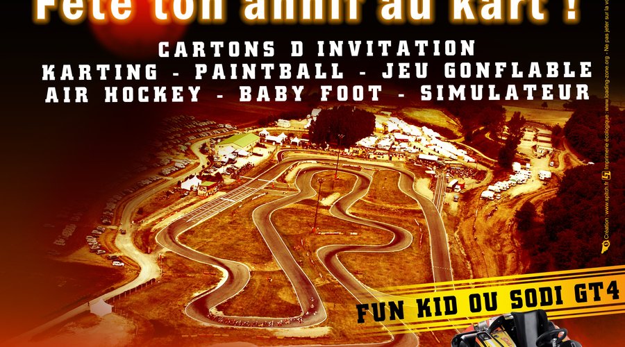 Fête ton annif au kart, et personnalise ton pack anniversaire en fonction de ton budget !!! 