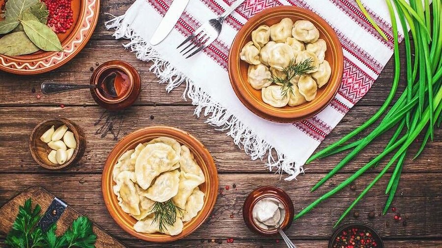 The delicious Varenyky and Pelmeni!