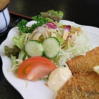 アジフライランチ